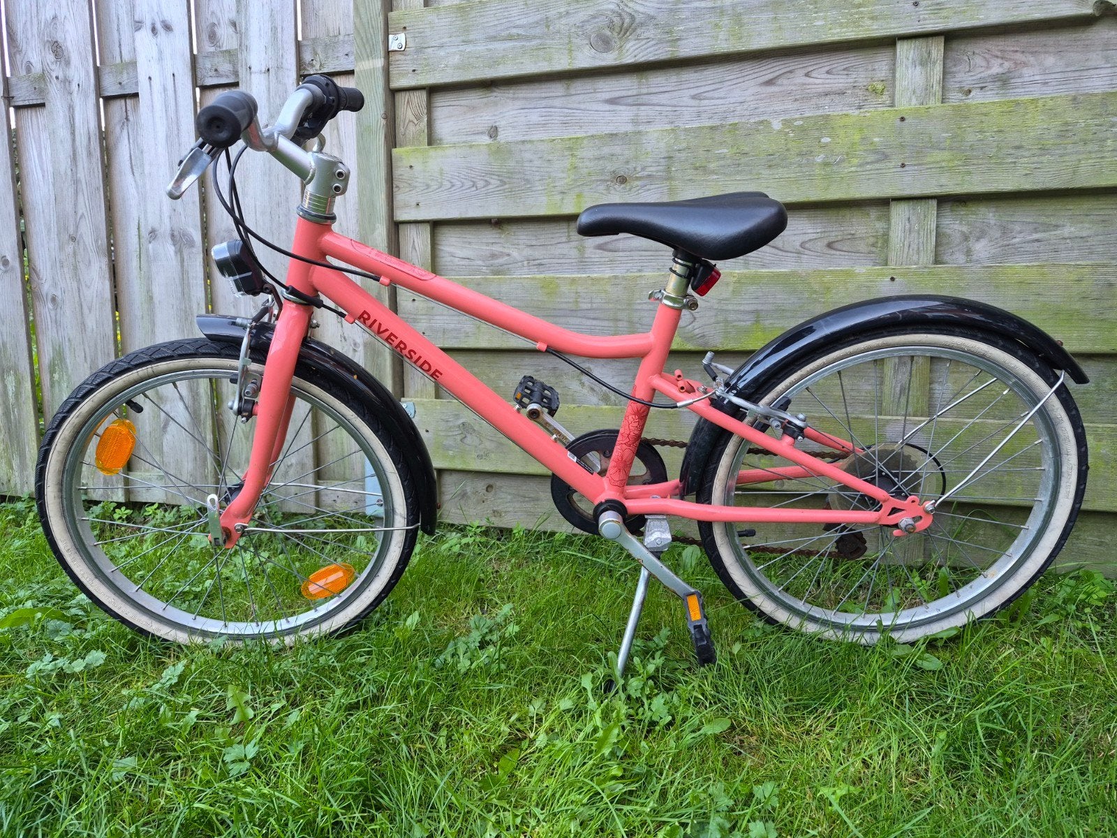 Meisjesfiets 20 inch, Fietsen en Brommers, Ophalen, Staal, Velgrem, Riverside