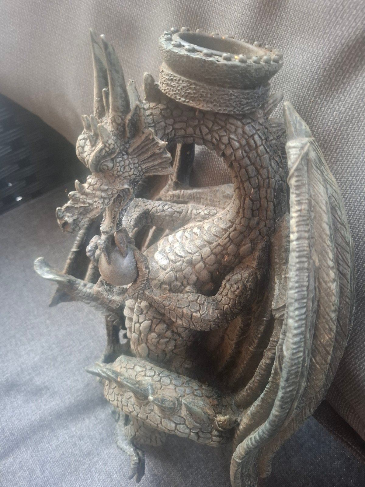 Gedetailleerd Drakenbeeldje - Fantasy Decoratie, Antiek en Kunst, Ophalen, Overige onderwerpen, Handgemaakt, 20 - 50 cm
