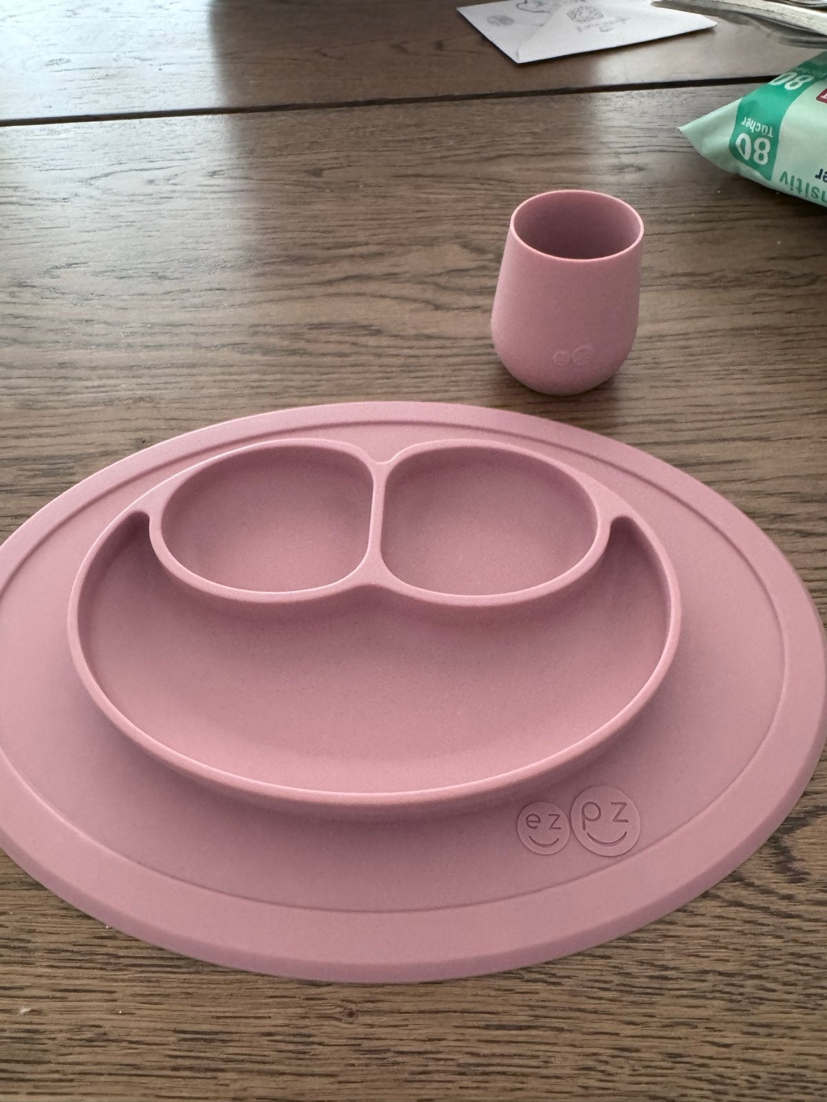 EZPZ Mini Mat en Tiny Cup - Roze, Ophalen, Zo goed als nieuw, Overige typen
