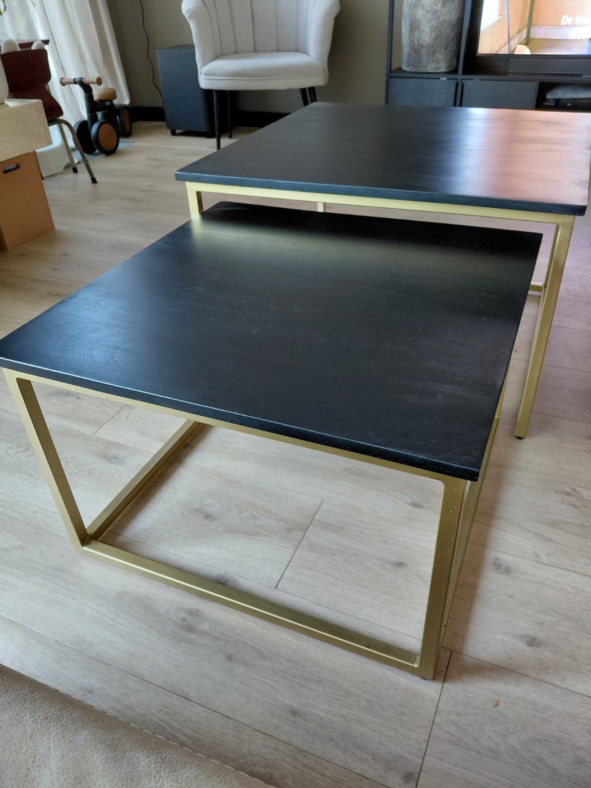 mooie set salon tafels, Ophalen, 50 tot 100 cm, Rond, 50 tot 100 cm