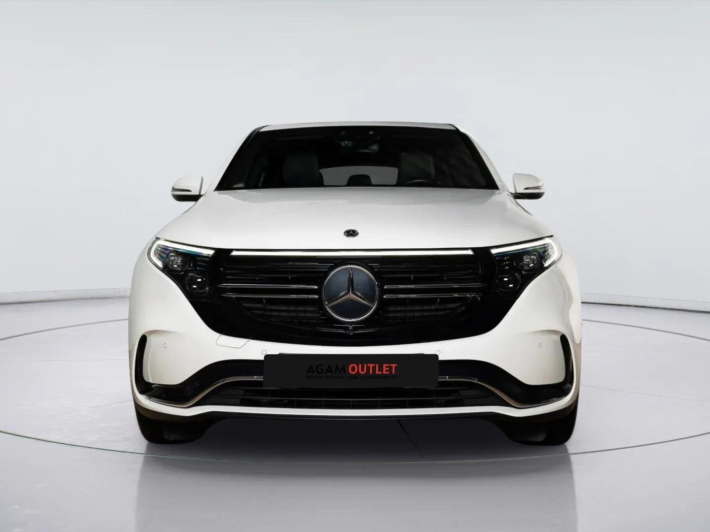 Mercedes-Benz EQC 400 4MATIC AMG Line 80 kWh | Trekhaak, Automaat, Leder en Stof, Wit, Vierwielaandrijving