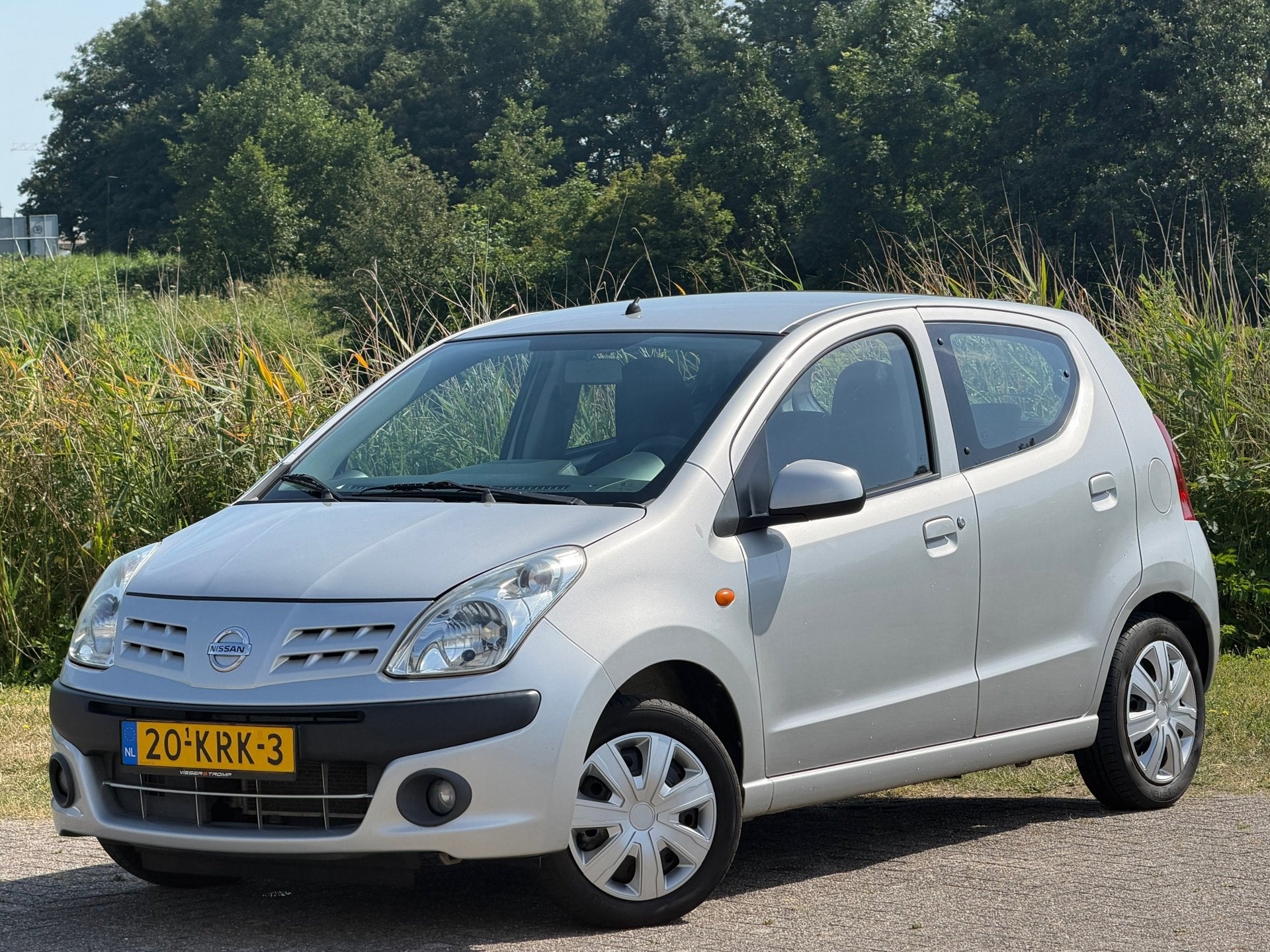 Nissan Pixo 1.0 Acenta - Silver Shade - Airco/Audio/Electr.p, Auto's, Voorwielaandrijving, Euro 5, Stof, Gebruikt