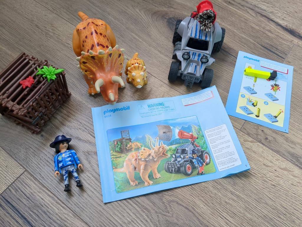 Playmobil dino auto ranger playmobiel, Kinderen en Baby's, Speelgoed | Playmobil, Ophalen of Verzenden, Zo goed als nieuw, Complete set