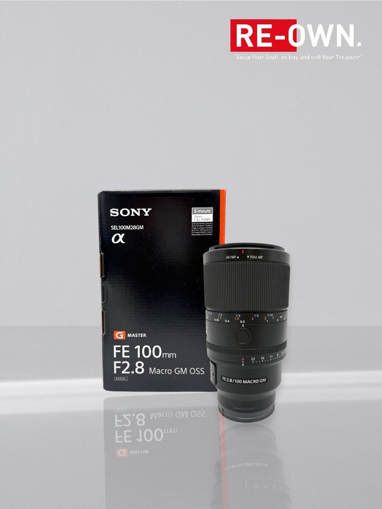 Sony FE 100mm f/2.8 Macro GM OSS ^nieuwstaat + doos^, Sony E-mount, Autofocus, Sony, ,