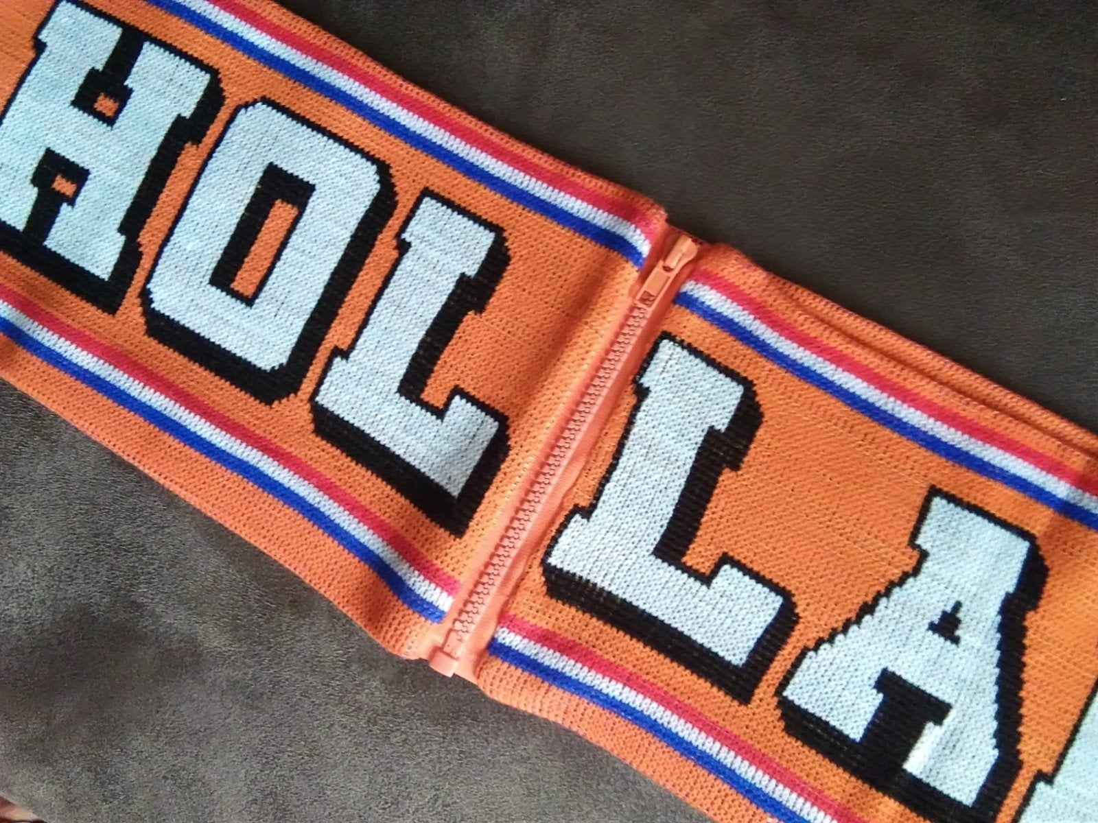 Nieuwe sjaal met Hup Holland Hup. Uit de jaren 90!!!, Ophalen, Nieuw, Overige typen, Oranje of Koningsdag