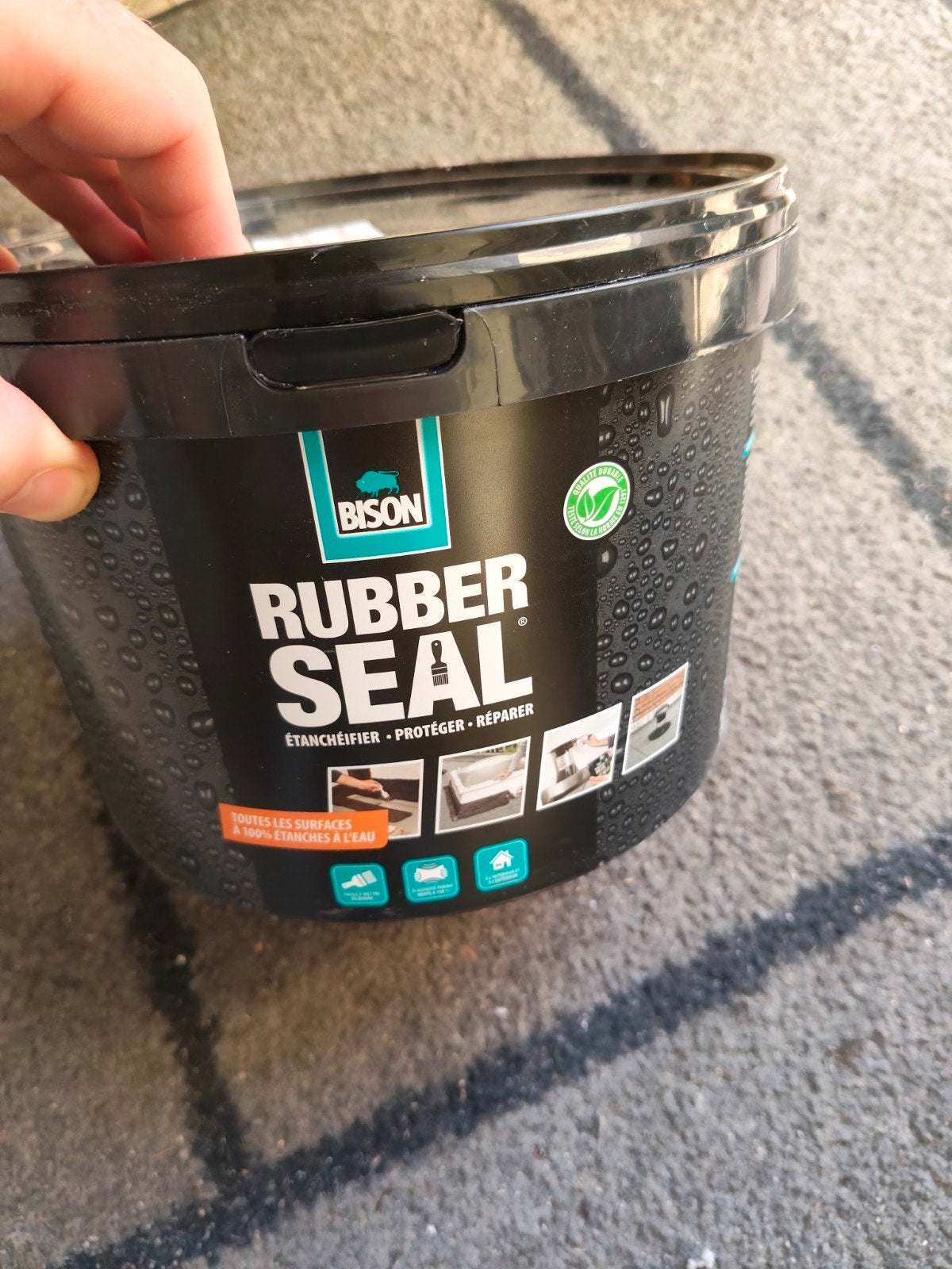 Rubber seal +-1,5 liter, Ophalen