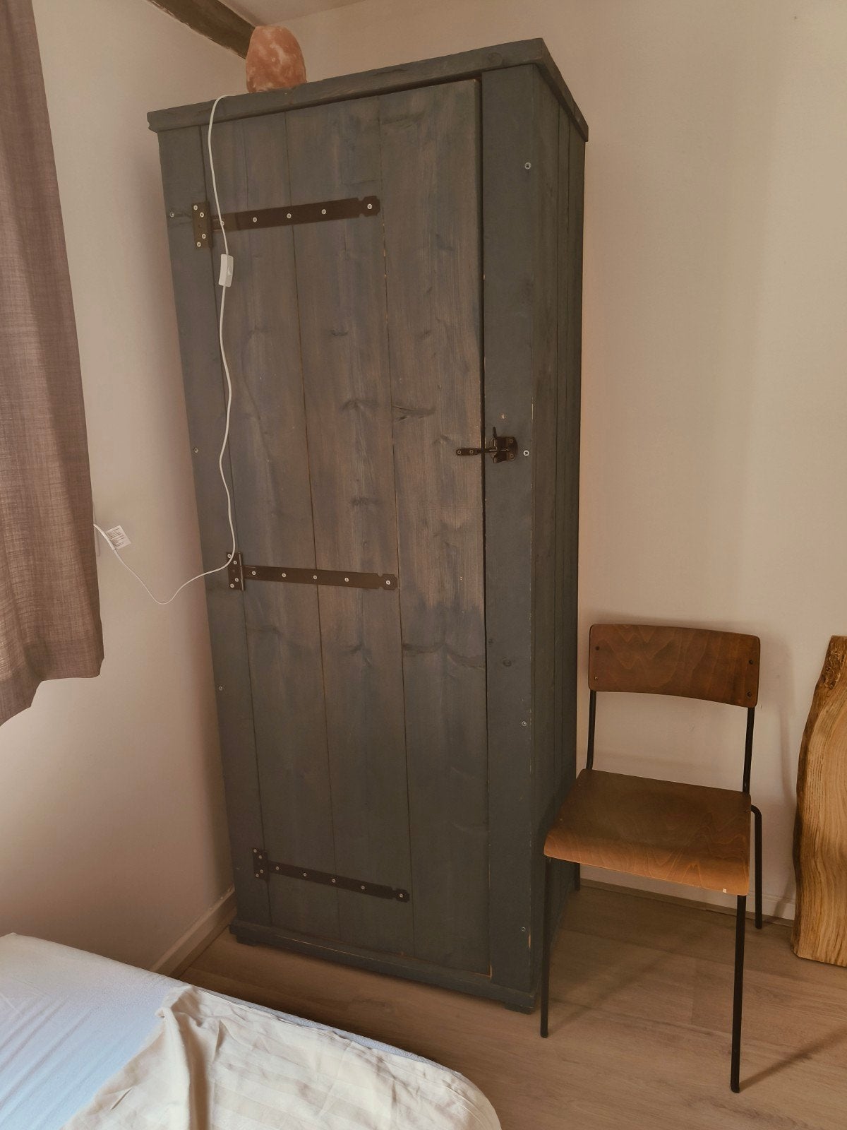 Steigerhouten kleding kast, Huis en Inrichting, Ophalen, Gebruikt, 200 cm of meer, 50 tot 100 cm