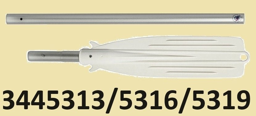 Alu roeiriem + haakstok 132-160-180 cm €21,95-€23,95-€25,95, Ophalen of Verzenden, Nieuw, Overige typen