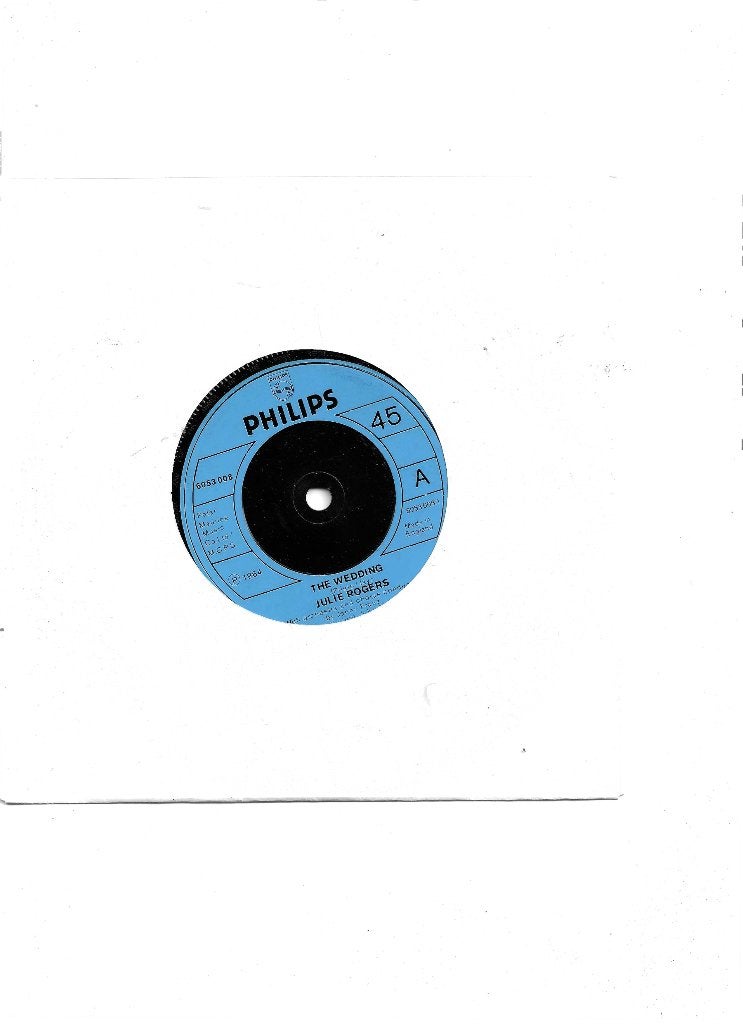 Single Julie Rogers - The Wedding, Ophalen of Verzenden, Gebruikt, 7 inch, Pop