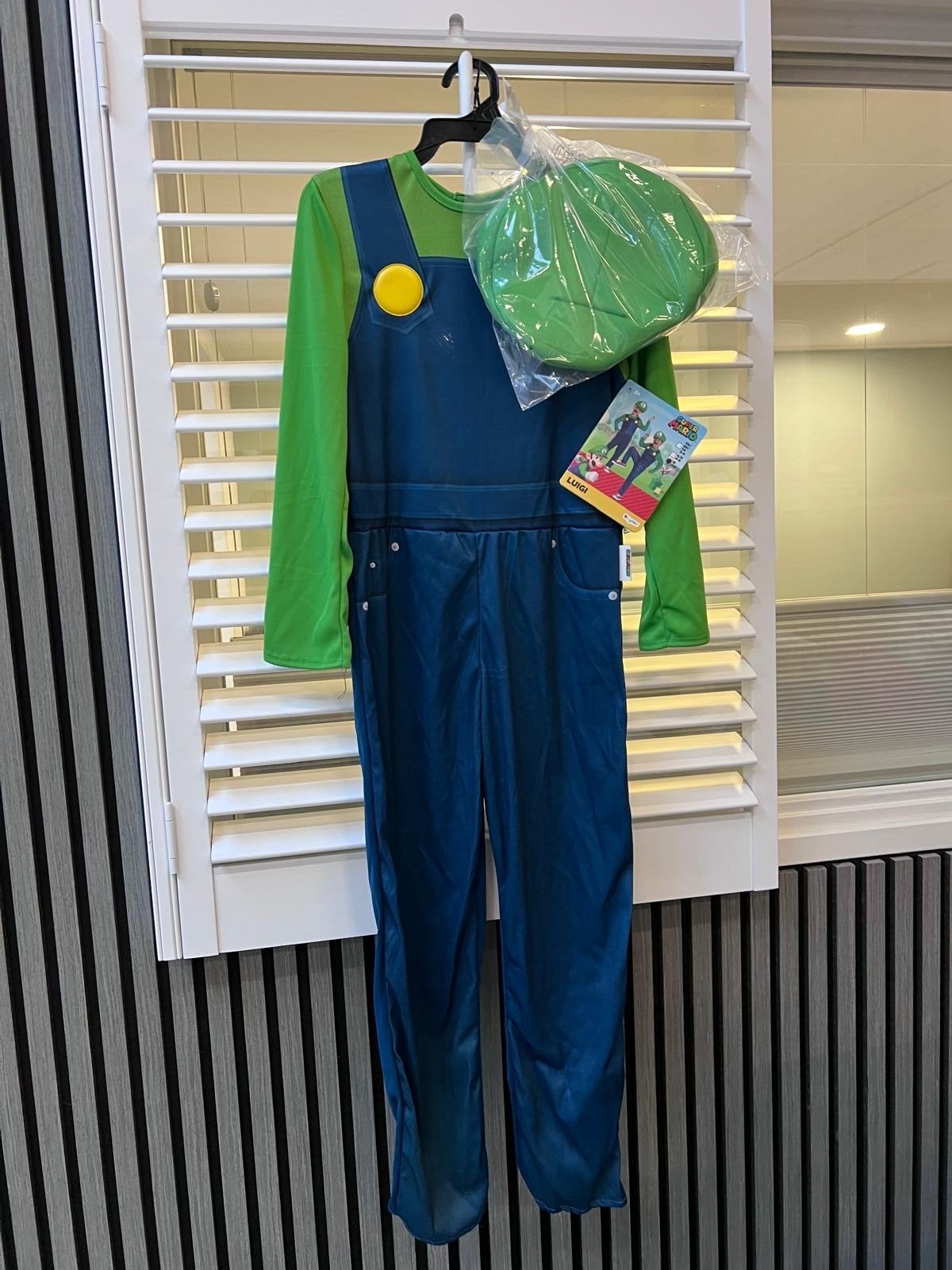 Luigi Super Mario kostuum - Maat M (4-6 jaar), Ophalen of Verzenden, Nieuw, 110 t/m 116, Jongen of Meisje