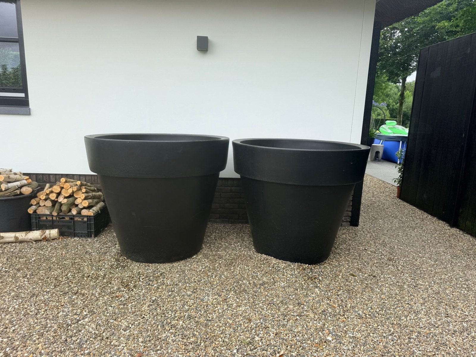 Vondom Bloempot (2x) 104 cm hoog, 120 cm breed, Ophalen, Kunststof, Gebruikt, 40 cm of meer