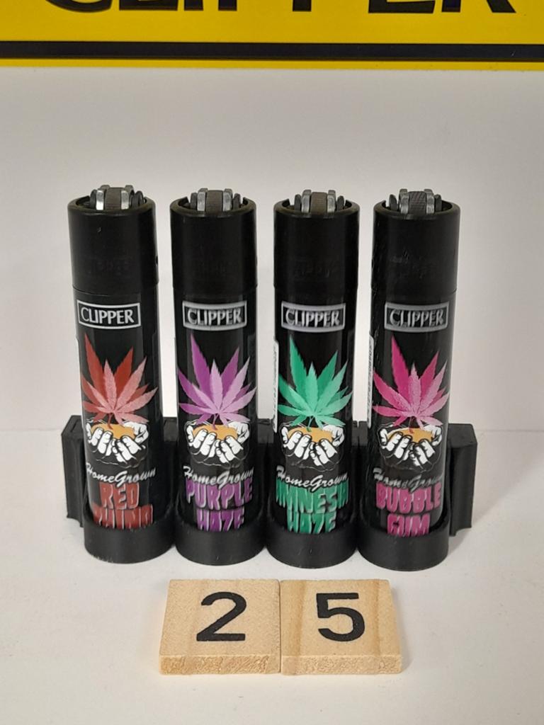 Set van 4 clipper aanstekers., Ophalen of Verzenden, Nieuw, Aansteker