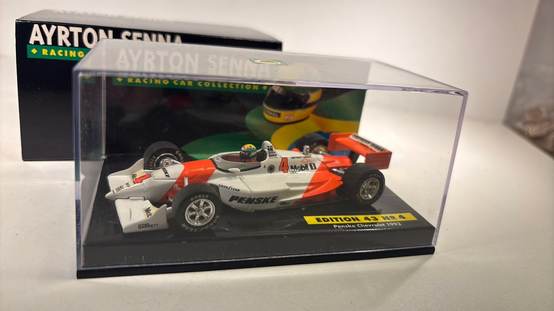 F1 penske Chevrolet ayrton senna 1993 minichamps 1.43, Auto, Ophalen of Verzenden, MiniChamps, A