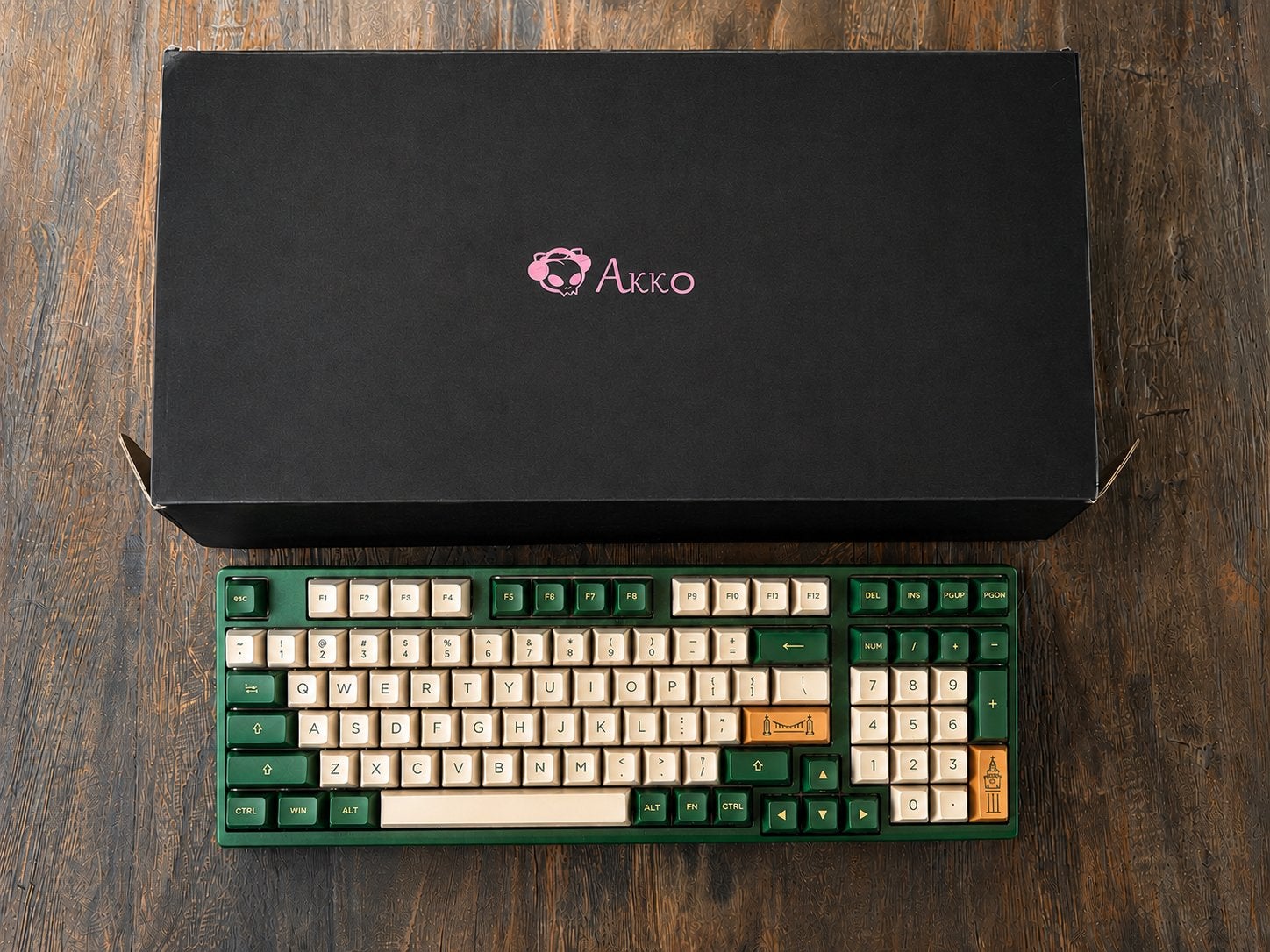 Akko Gaming Keyboard World Tour London 3098s, Computers en Software, Toetsenborden, Ophalen of Verzenden, Zo goed als nieuw