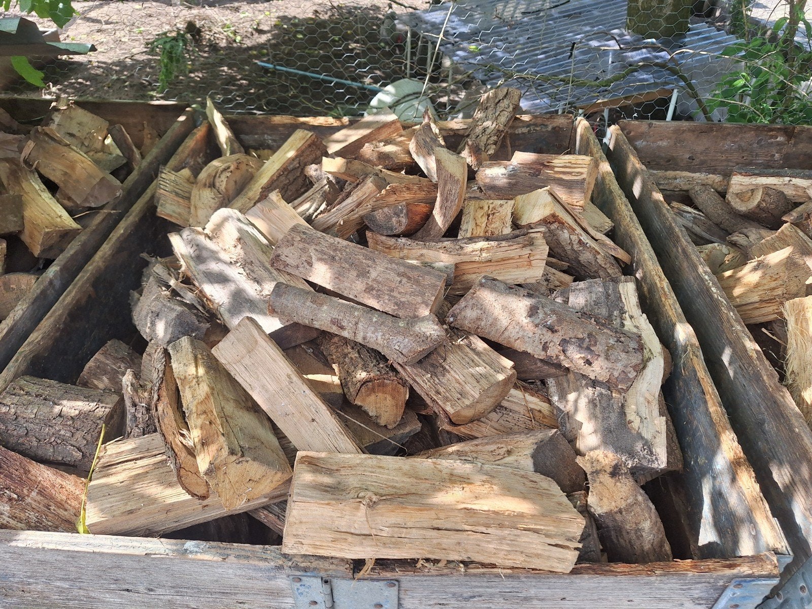 Droog openhaard hout eik, Tuin en Terras, Haardhout, 3 tot 6 m³, Ophalen, Eikenhout, Blokken