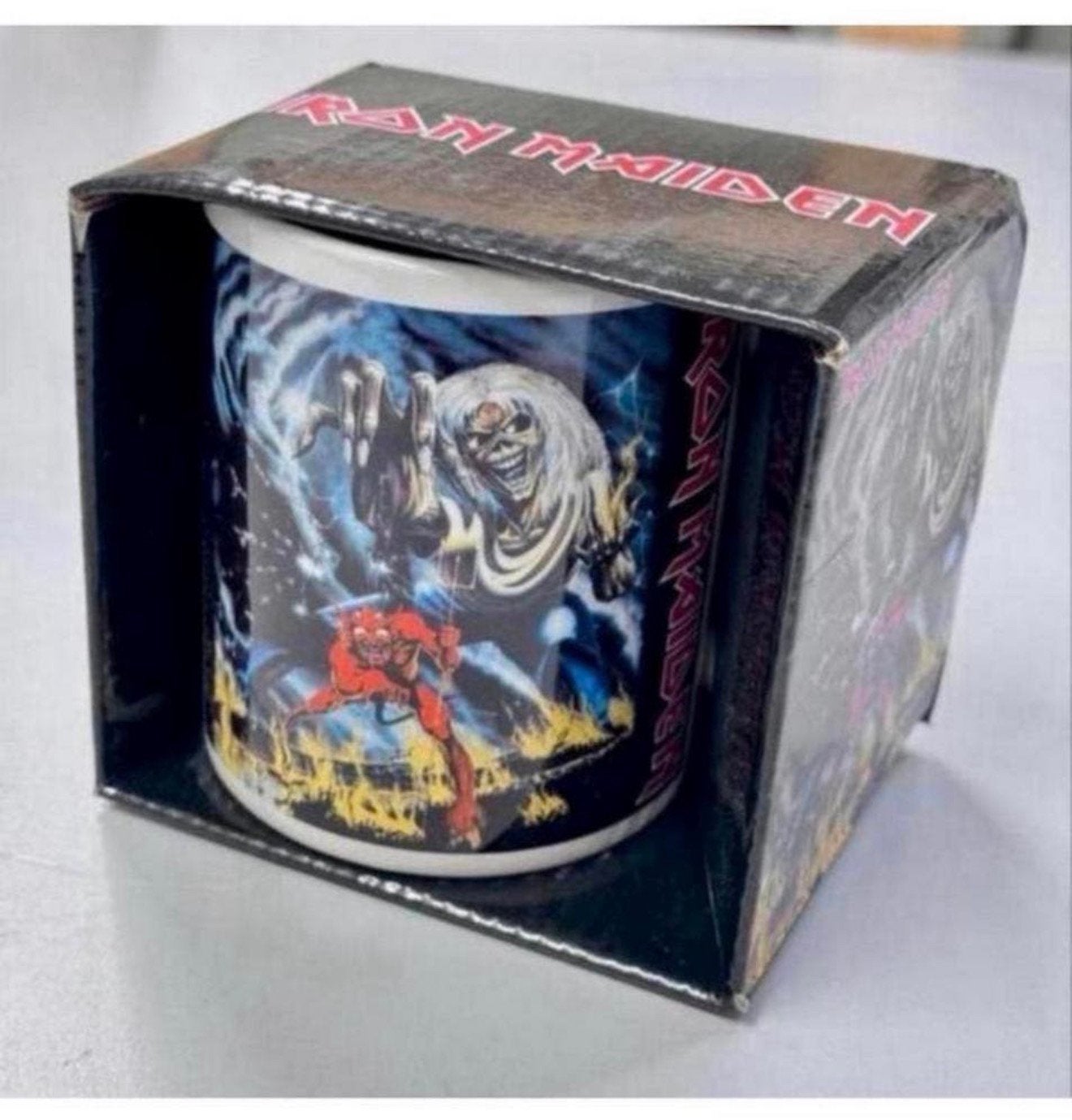 Iron Maiden The Number Of The Beast - Mok kom beker collect, Gebruiksvoorwerp, Nieuw, Ophalen of Verzenden, H