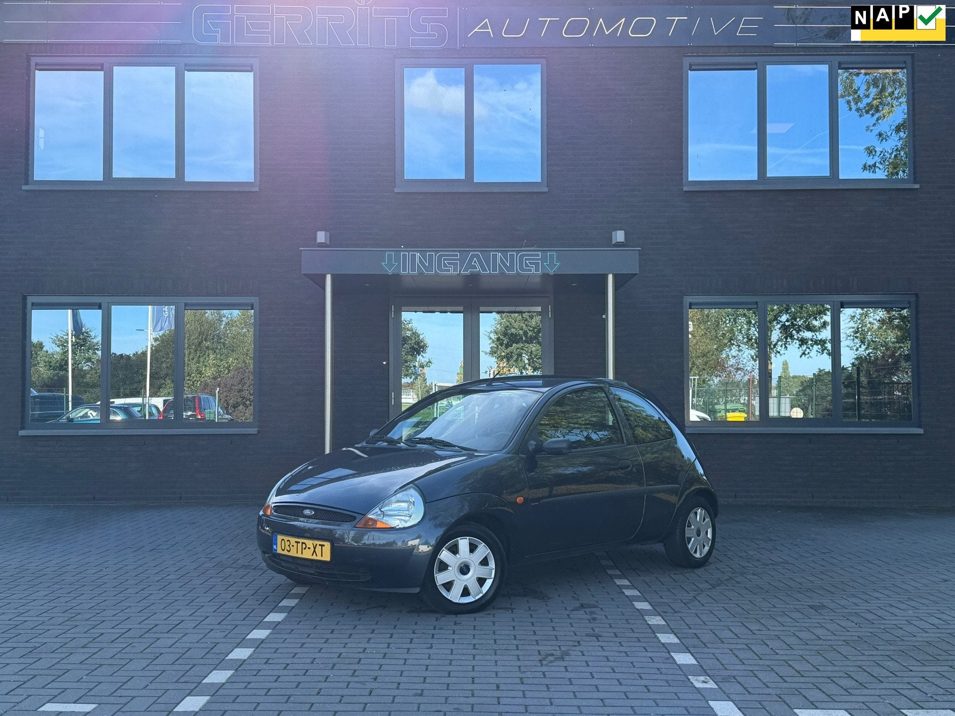 Ford Ka 1.3 Futura | Airco | Elek Ramen | Nieuwe APK |, Voorwielaandrijving, 1299 cc, Stof, Gebruikt