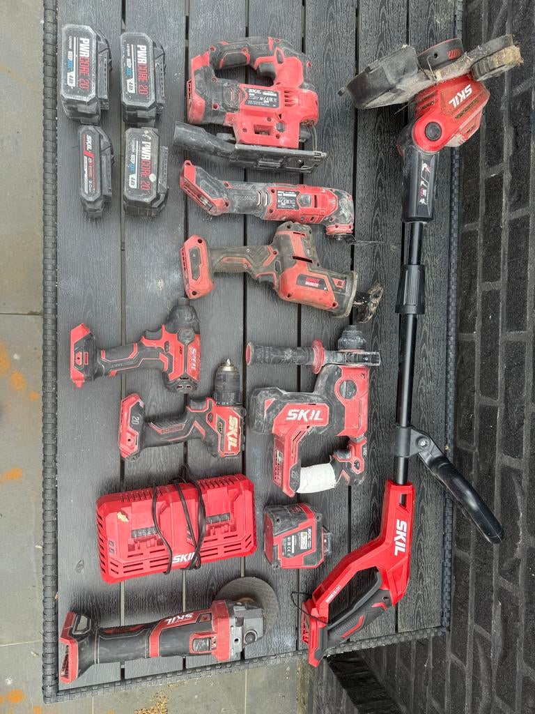 Uitgebreide SKIL Accu Gereedschap Set - Compleet & Krachtig, Ophalen of Verzenden, Gebruikt
