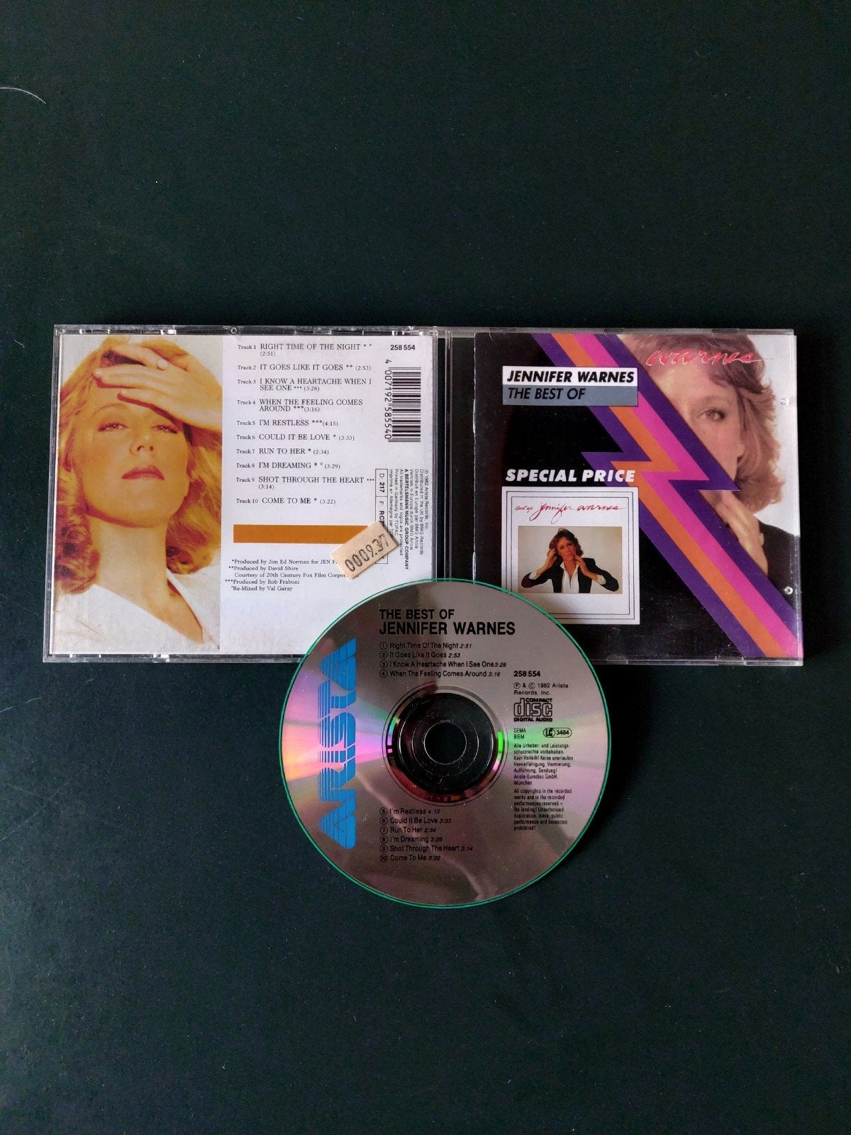 Jennifer Warnes - The Best Of (CD), Gebruikt, Pop, Ophalen of Verzenden, Verzamelalbum