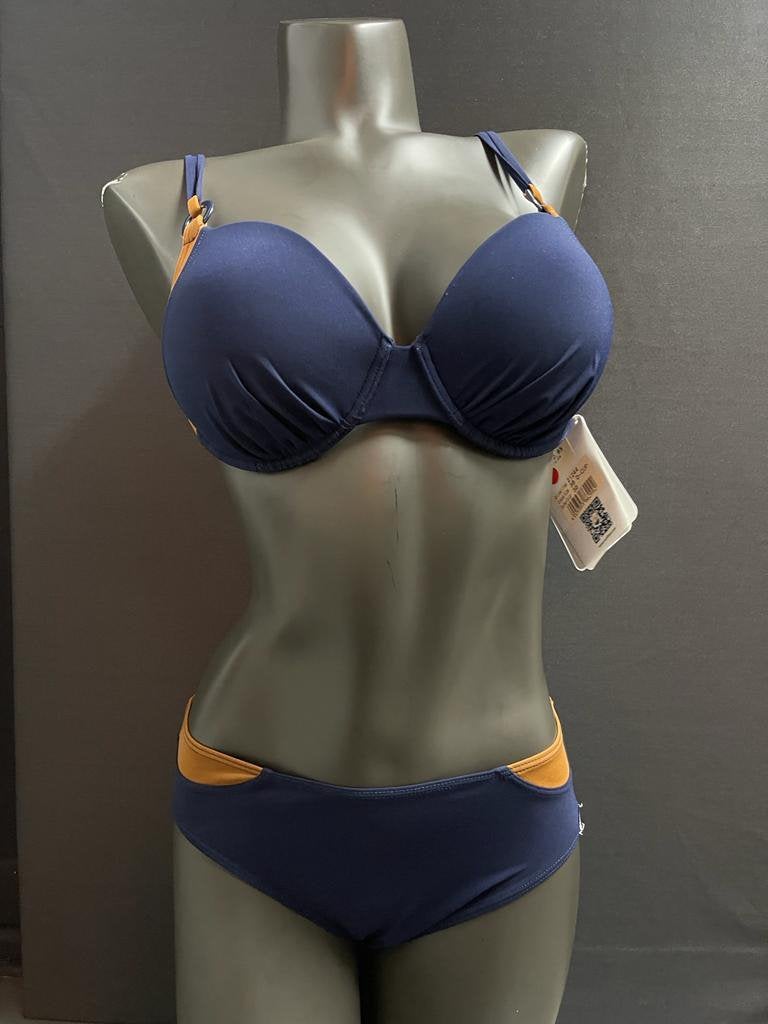 Sunflair bikini Voorgevormde cup Maat 38d Model 21244, Kleding | Dames, Verzenden, Nieuw, Blauw, Overige typen
