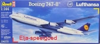 Modelbouw Revell 1:144 Boeing 747-8 Lufthansa 4275 vliegtuig, 1:72 tot 1:144, Revell, Nieuw, Ophalen of Verzenden