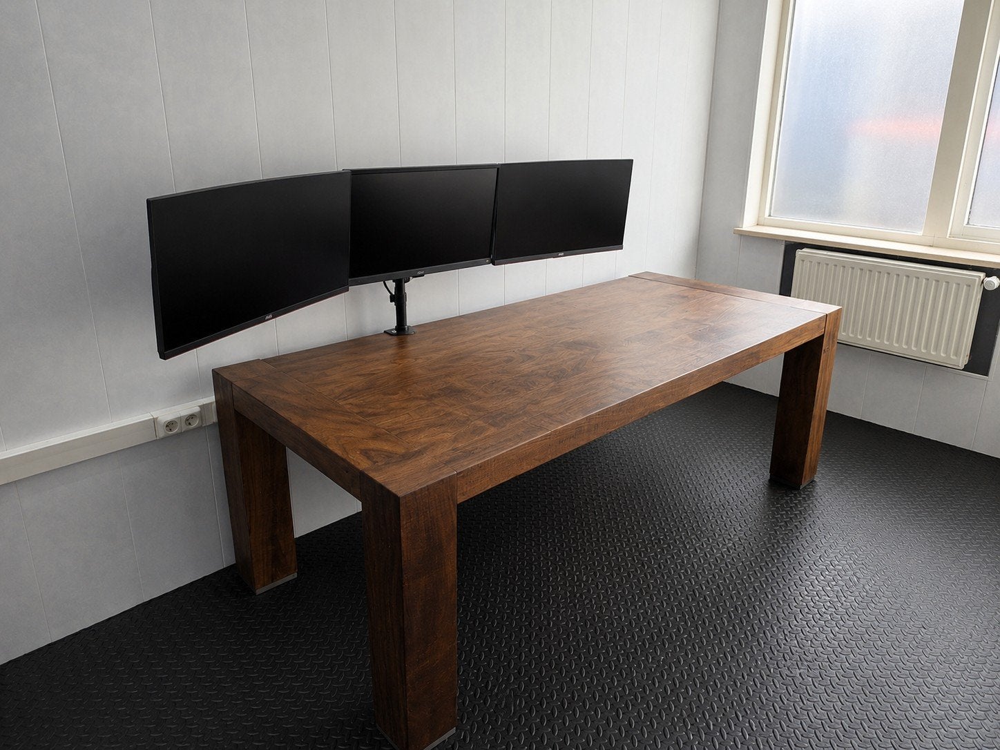 Uitschuifbare eettafel - 78x100x190(240) cm - Massief hout, Huis en Inrichting, Tafels | Eettafels, Gebruikt, 50 tot 100 cm, 150 tot 200 cm