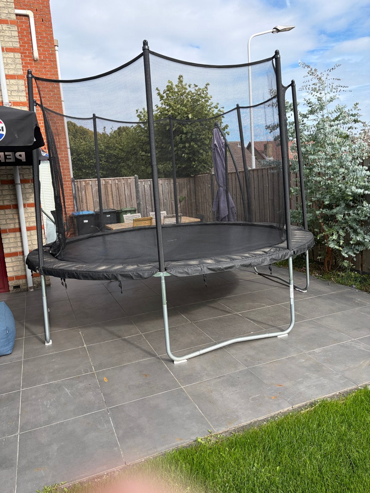 Decathlon Trampoline 360 met veiligheidsnet, Ophalen of Verzenden, Gebruikt
