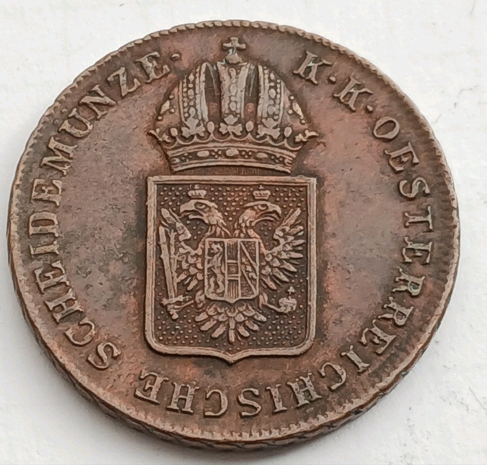 1 Kreuzer 1816A Oostenrijk Hongaarse Gulden Antieke Munt XF+, Ophalen of Verzenden