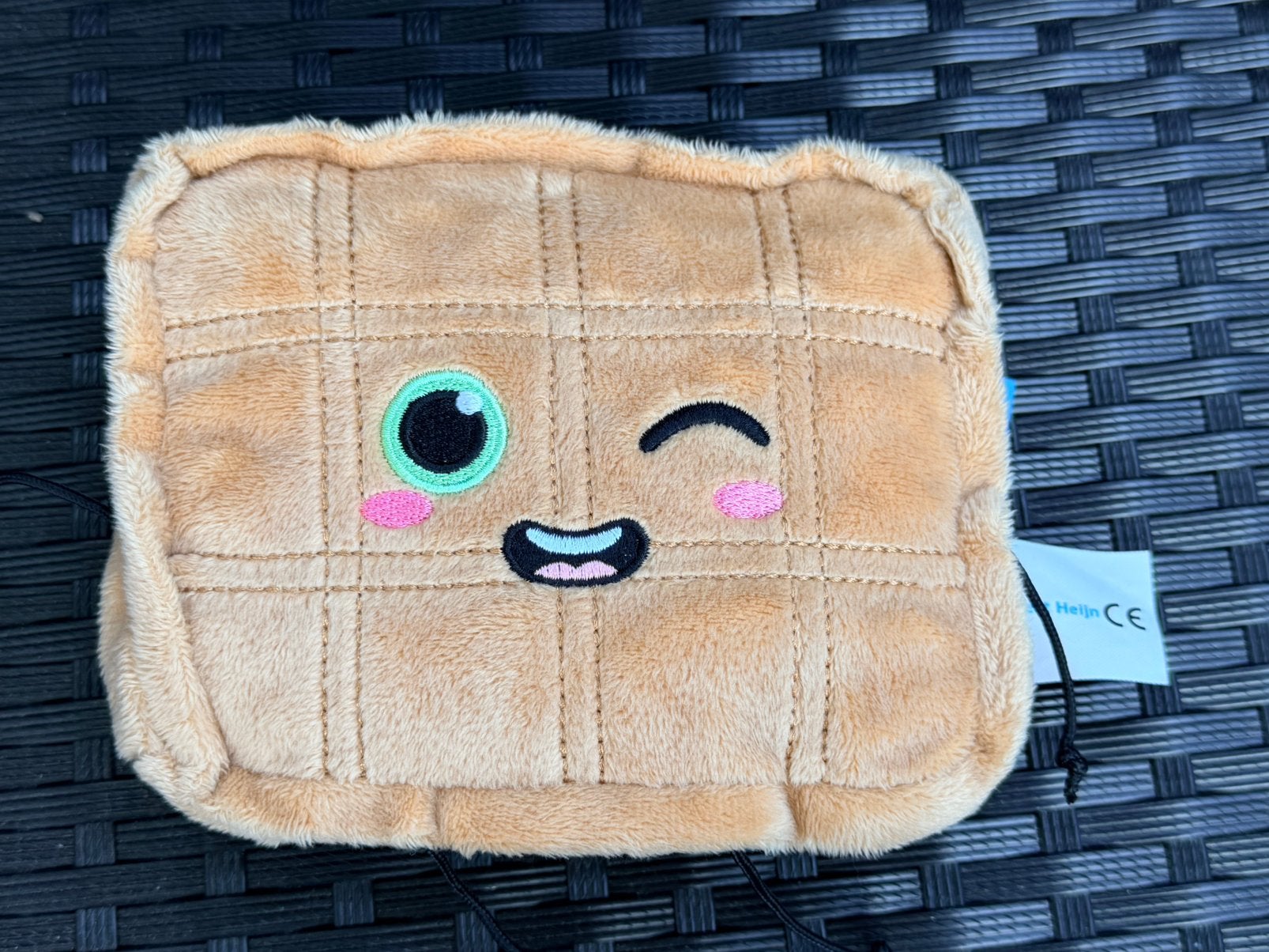 Superschattige wafel knuffel, Kinderen en Baby's, Speelgoed | Knuffels en Pluche, Ophalen of Verzenden, Zo goed als nieuw, Overige typen