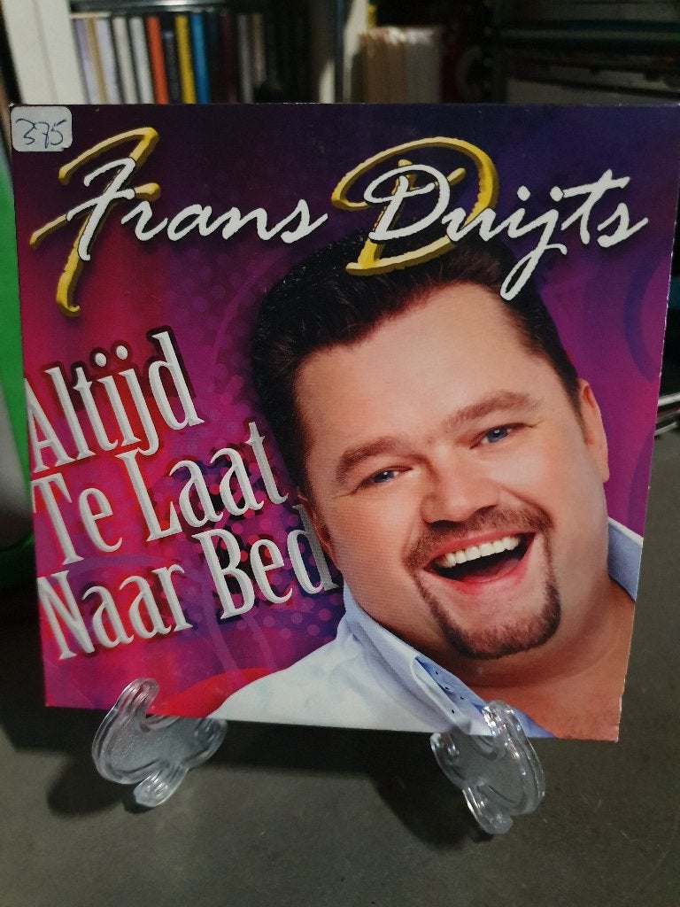 Frans Duijts altijd te laat naar bed cd single, Ophalen, Zo goed als nieuw, Levenslied of Smartlap