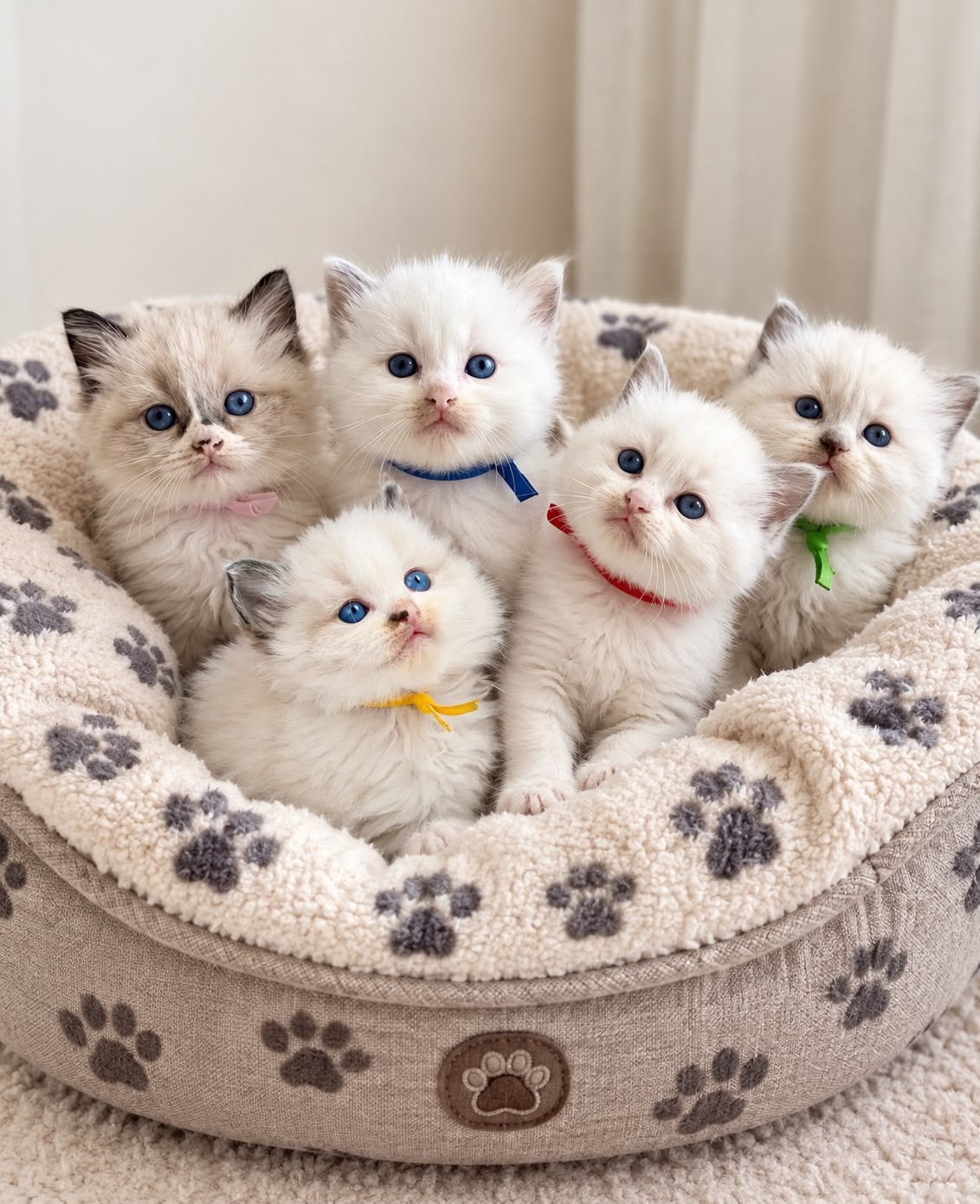 Ragdoll kitten met stamboom (fok), Meerdere dieren, Met stamboom, 0 tot 2 jaar