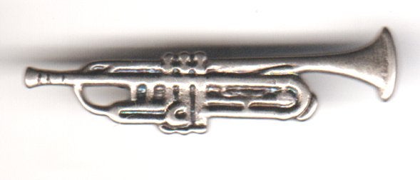 Trombone massief metalen vintage pin, Verzenden, Zo goed als nieuw