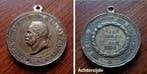 Bronzen Gedenkmedaille, 25 jaar Duitse keizer Wilhelm I,1886, Postzegels en Munten, Verzenden, Brons, Buitenland