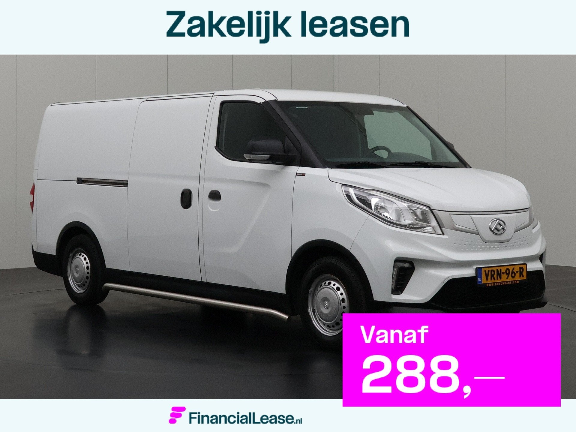 Maxus eDeliver3 LWB 50 kWh | WLTP 232 Km | Multimedia | Came, Auto's, Bestelauto's, Bedrijf, Lease, Financial lease, ABS, Achteruitrijcamera