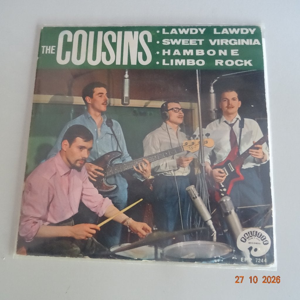 The Cousins - Lawdy Lawdy (epeetje), Gebruikt, Verzenden, Beschermende buitenhoes, Pop