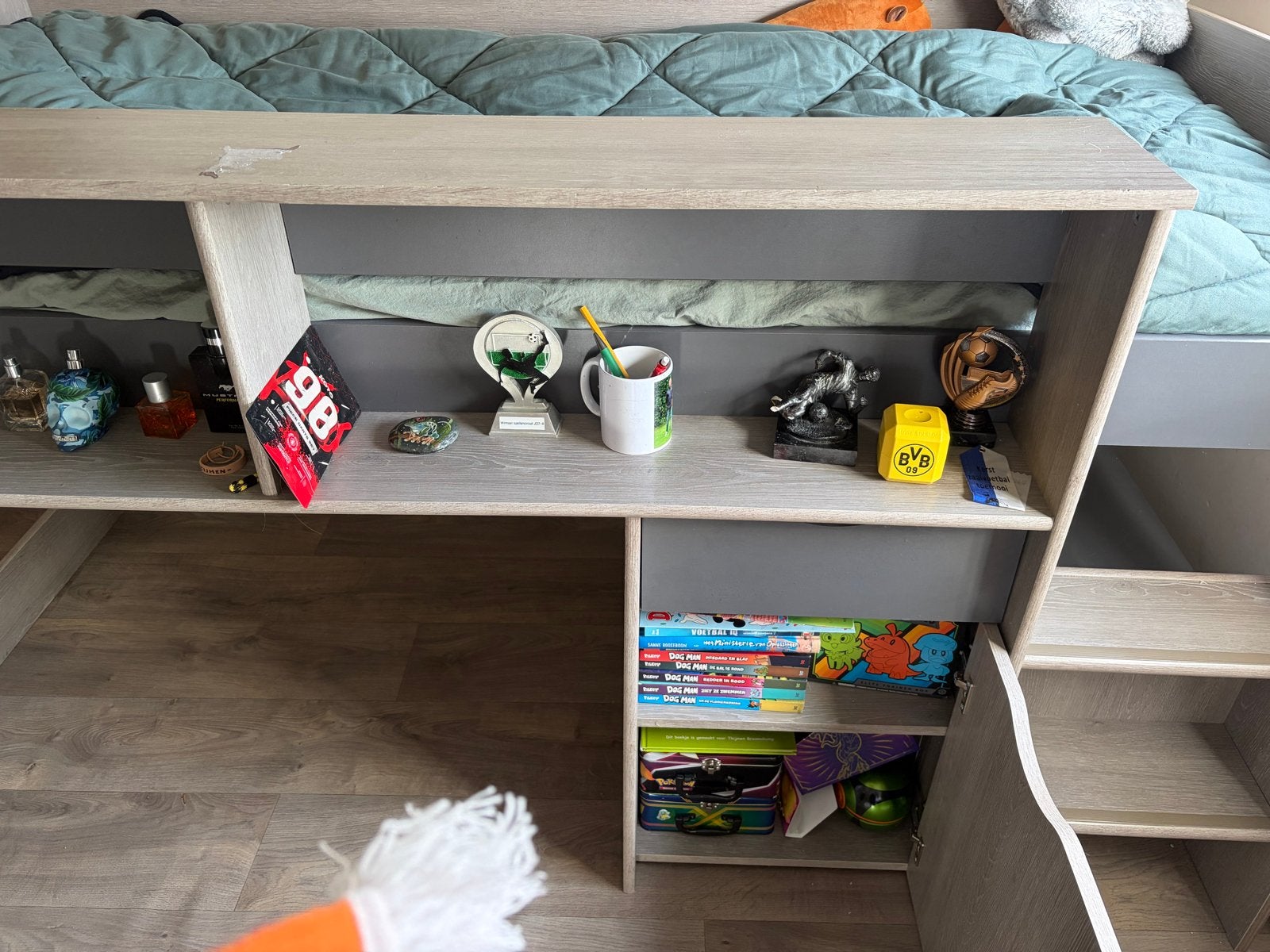 Halfhoogslaper Leen Bakker - nette staat!, Huis en Inrichting, Ophalen, Gebruikt, Bruin, 200 cm
