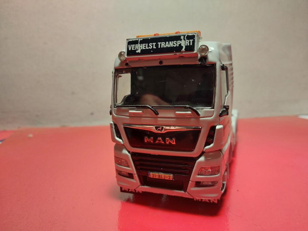 MAN Vrachtwagen Model - Verhelst Transport, Overige merken, 1:50 of kleiner, Ophalen of Verzenden, Zo goed als nieuw