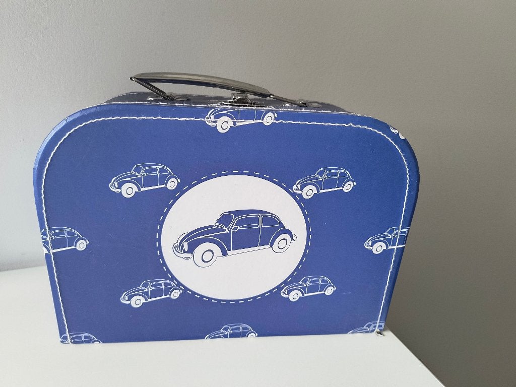 Kartonnen Koffertje met Volkswagen Kevers, Ophalen of Verzenden, Gebruikt