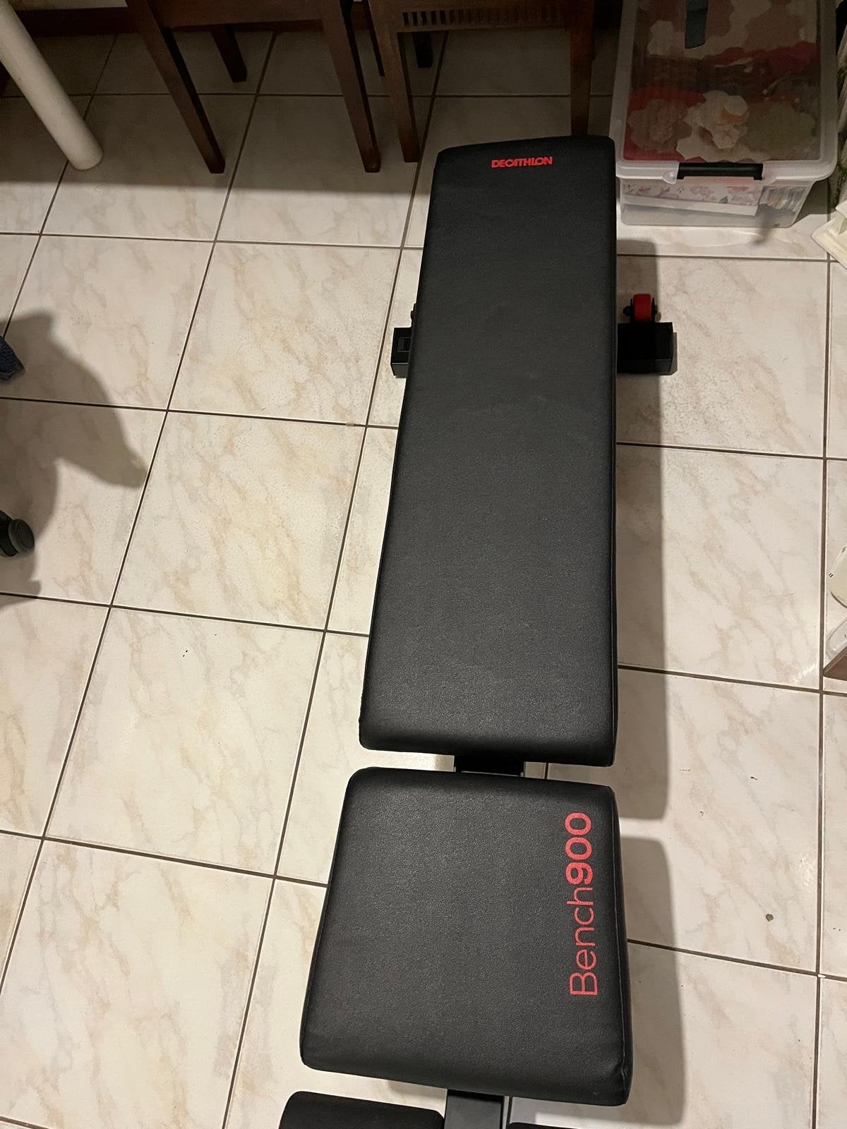 Decathlon Domyos Bench 900 Fitnessbank - Zo goed als nieuw, Ophalen, Zo goed als nieuw, Armen, Fitnessbank