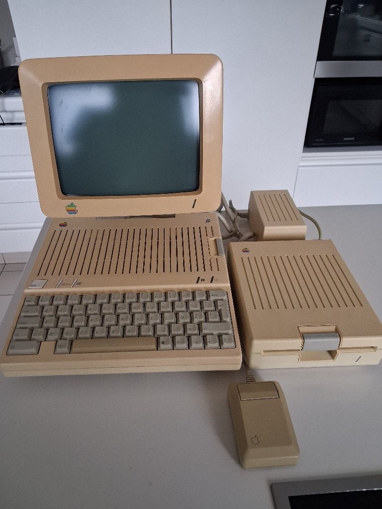 Apple IIc computer en Epson LX40 Dot Matrix printer vintage, Computers en Software, Ophalen of Verzenden