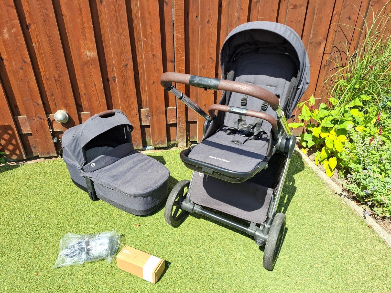 Easywalker Rudey Combiwagen met Reiswieg en Adapters, Ophalen, Zo goed als nieuw, Overige merken, Met reiswieg
