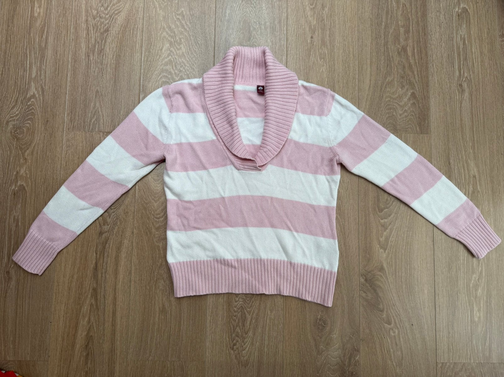 Cotton dames trui roze wit gestreept maat 40, Ophalen of Verzenden, Gedragen, Maat 38/40 (M), Roze