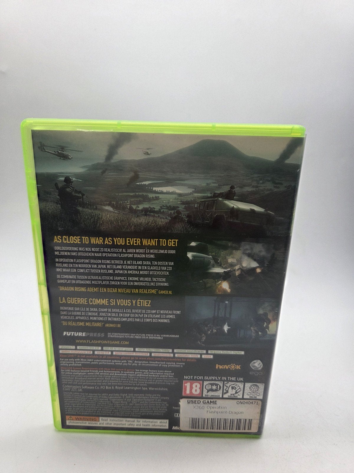 Operation Flashpoint: Dragon Rising - Xbox 360, Online, Gebruikt, Vanaf 18 jaar, Shooter