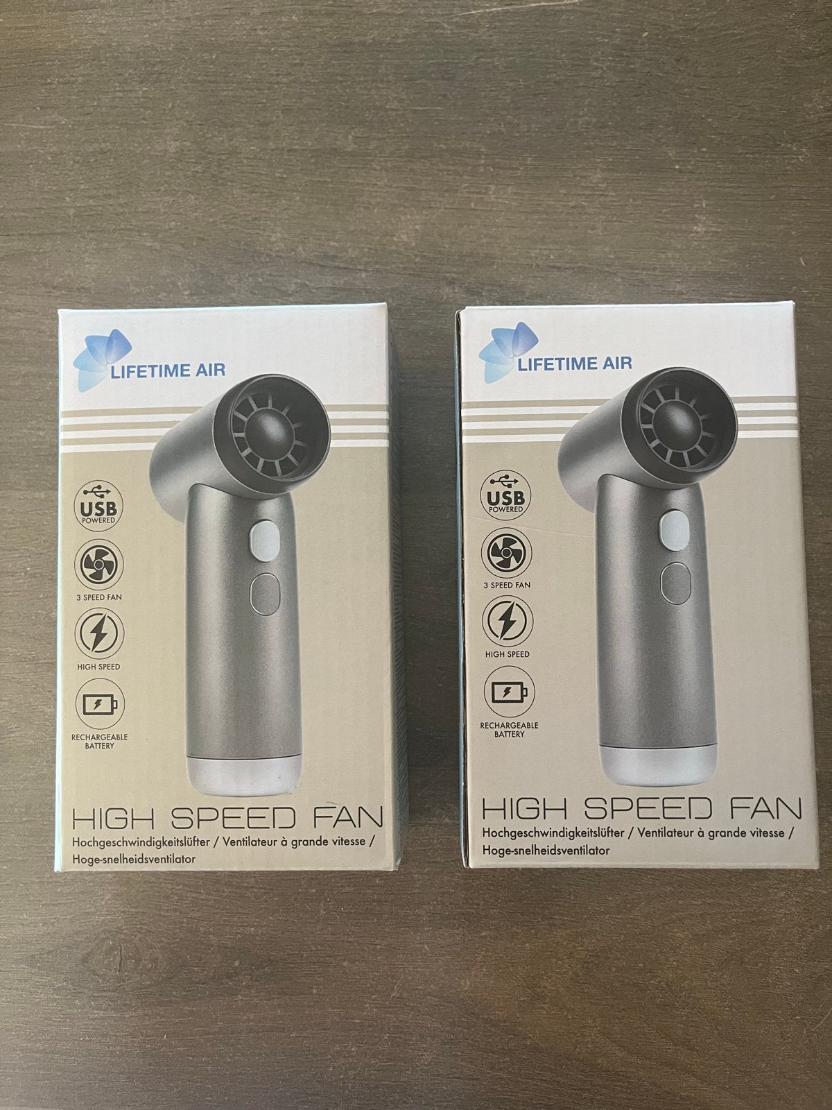 2 mini handventilatoren - USB oplaadbaar - nieuw, Witgoed en Apparatuur, Ventilatoren, Ophalen of Verzenden, Nieuw, Overige