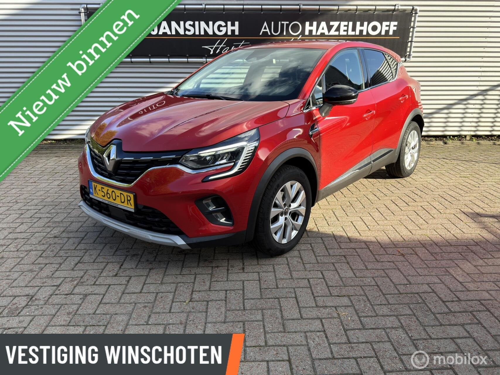 Renault Captur 1.0 TCe 100 Intens | Navi | Led | LM Velgen |, Auto's, Voorwielaandrijving, 101 pk, 1165 kg, Leder en Stof