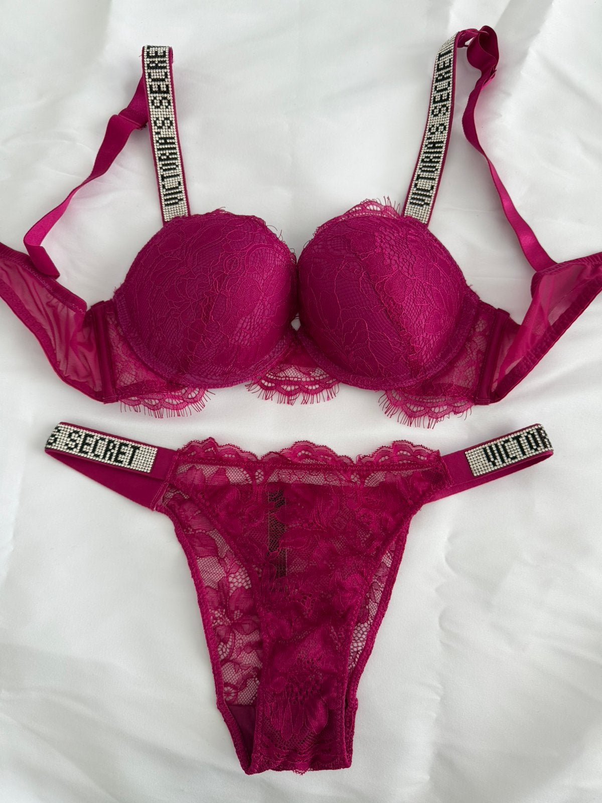 victoria secret bh 75B nieuw, Verzenden, Zwart, Setje