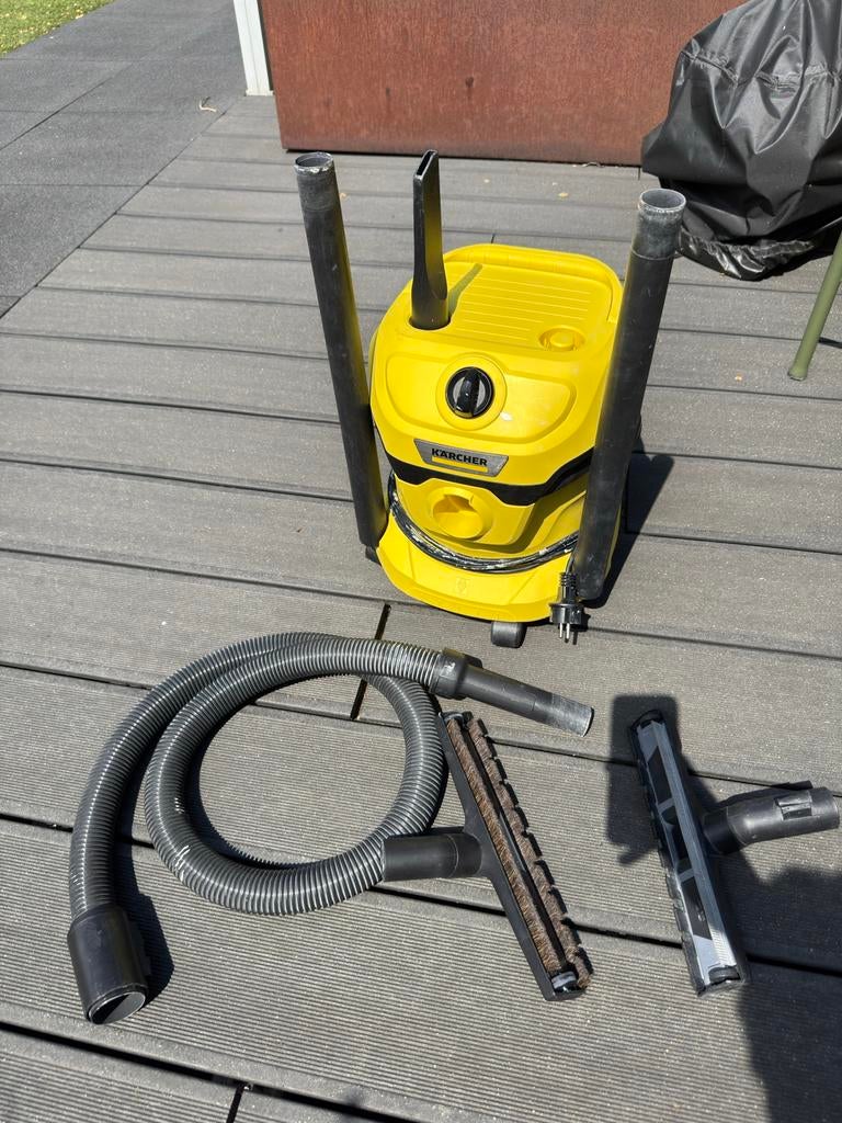 Kärcher WD 2 nat- en droogzuiger met filter, Ophalen of Verzenden, Gebruikt