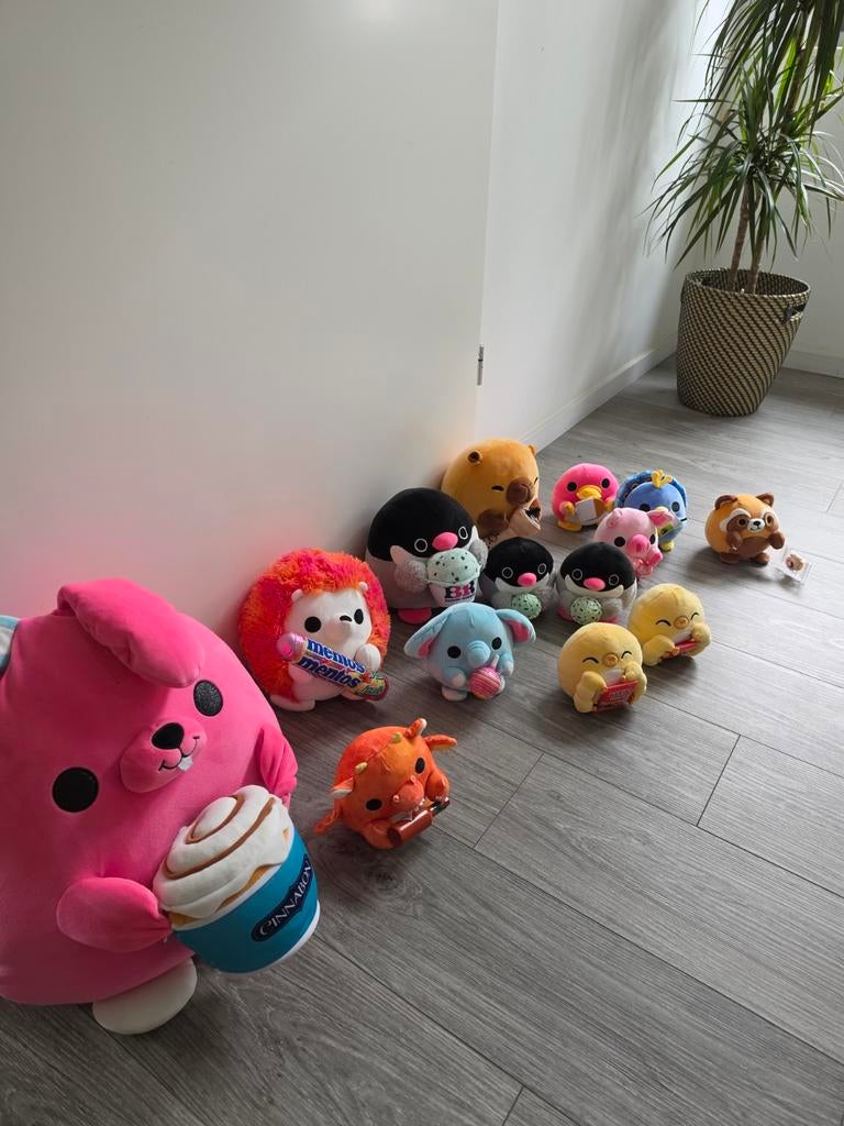 Diverse Snackles knuffels - Zo goed als nieuw, Kinderen en Baby's, Speelgoed | Knuffels en Pluche, Overige karakters, Overige typen