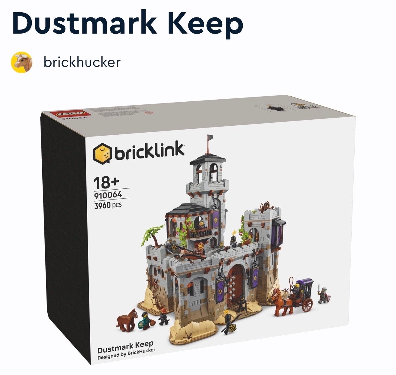 LEGO Dustmark Keep Kasteel (910064) pre order Nieuw in doos, Ophalen of Verzenden, Nieuw, Overige merken