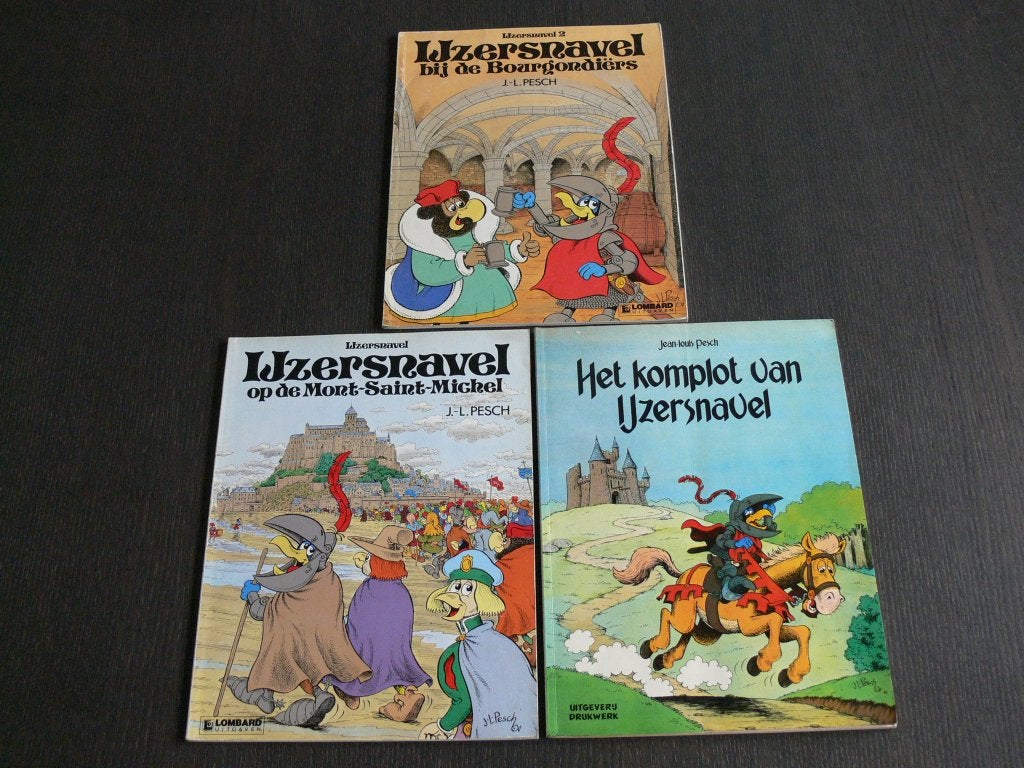 IJzersnavel - 3 delen, Meerdere stripboeken, Ophalen of Verzenden, Gelezen